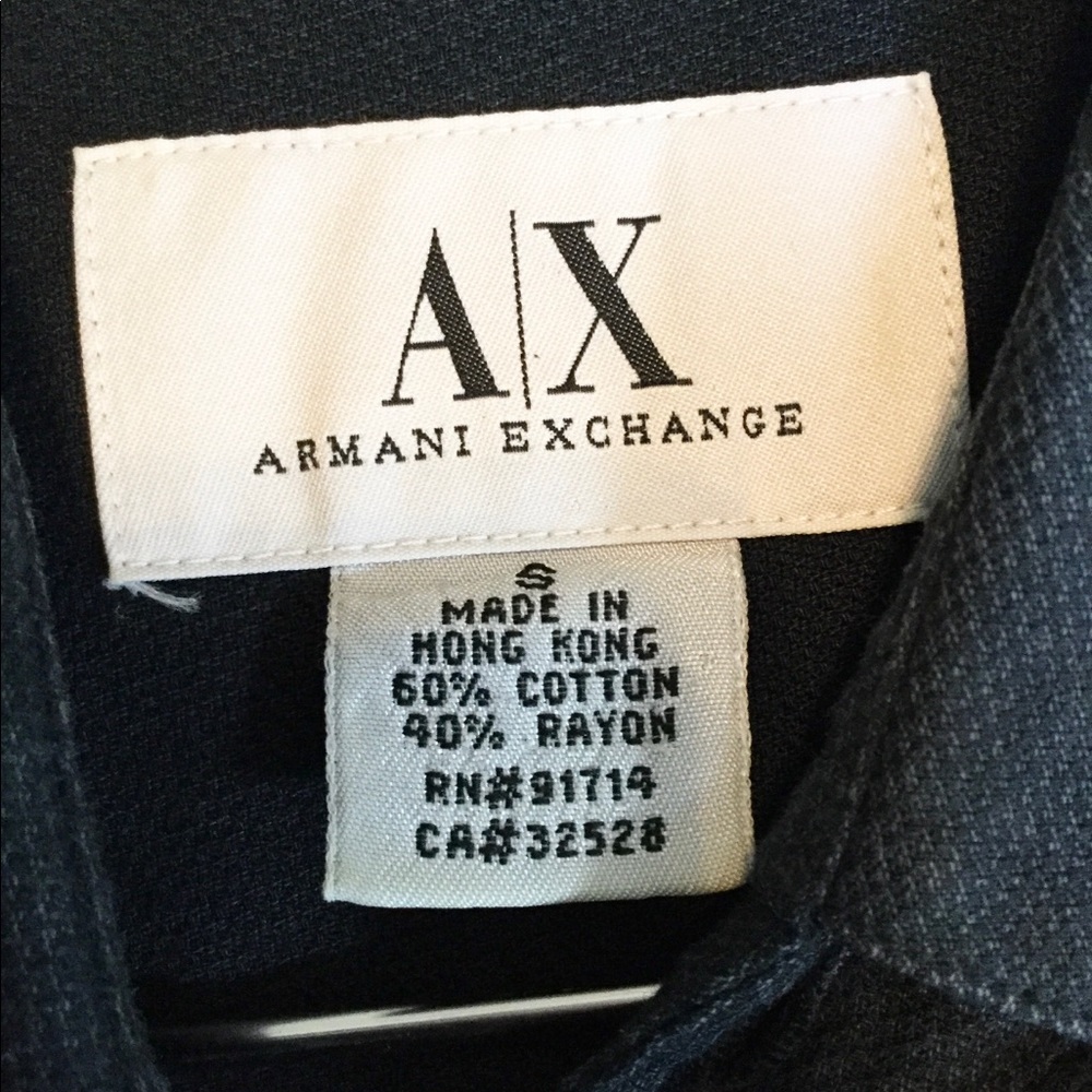 Armani Exchange Basic Black Shirt - image 3